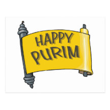 Happy Purim Gifts and Tees for Kids and Adults Postcards