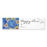 Happy Purim To/From Label bumper stickers