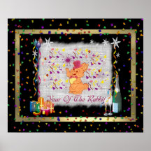 Happy Rabbit Year Posters