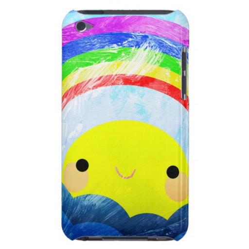 Happy Rainbow Barely There iPod Cover