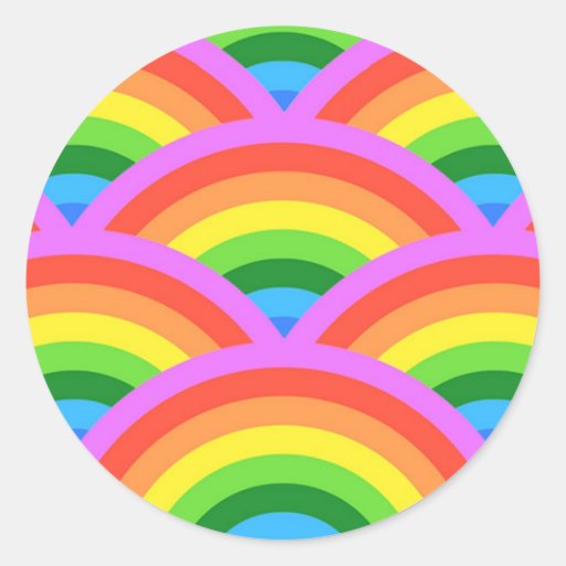 Happy Rainbow Sticker