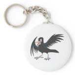 Happy Raven Bird Key Chain