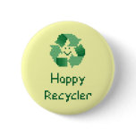 Happy Recycler Button