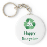 Happy Recycler Keychain