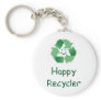 Happy Recycler Keychain