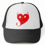 Happy Red Devil Heart hats
