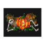 HAPPY RESTING SKELETON & JACK by SHARON SHARPE Postcards