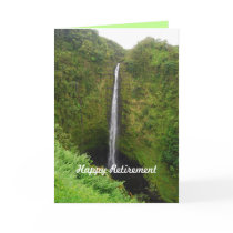 Happy Retirement, Akaka Falls, Hawaii, Card