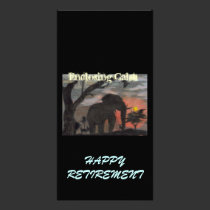 Happy Retirement Enclosing Calm photo cards
