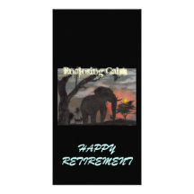 Happy Retirement Enclosing Calm Photo Card Template
