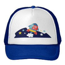 Happy Rocket Hat hats