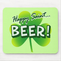 Happy Saint ... BEER! Mousepad