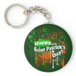Happy Saint Patricks Day keychains