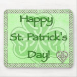 Happy Saint Patrick's Day mousepads