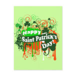 Happy Saint Patricks Day postcards