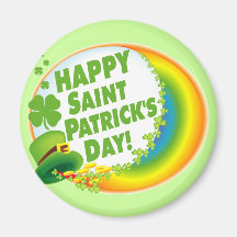 Happy Saint Patrick's Day! Refrigerator Magnet