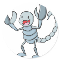 Happy Scorpion Insect Cartoon