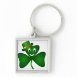 Happy Shamrock Keychain