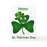 Happy Shamrock St. Patrick's Day  Card