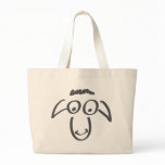 happy sheep canvas bag