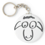 happy sheep keychain