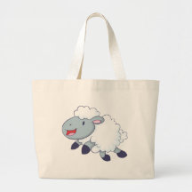 Happy Sheep Tote Bags