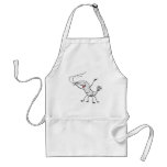 Happy Shrimp Cartoon Aprons