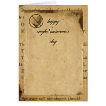 Happy Singles Awareness Day Greeting Card