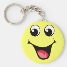 Happy Smiley Emoticon Key Chains