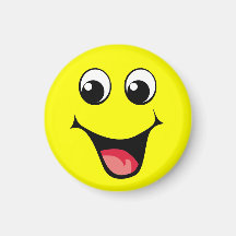 Happy Smiley Emoticon Refrigerator Magnets