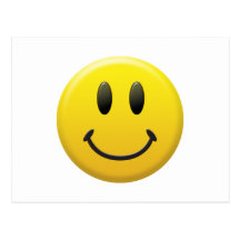 Happy Smiley Face Postcards