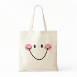 Happy smiley face tote bag