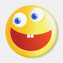 Happy Smilie Fridge Magnet