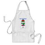 Happy Snowman Apron