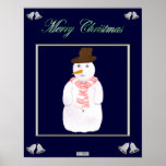 Happy Snowman Posters