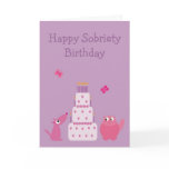Happy Sobriety Birthday Card