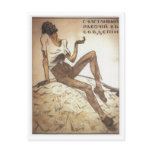 Happy Soviet Worker 1919 postcards