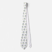 happy splashing baby dolphin custom ties