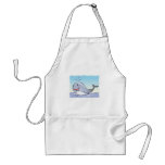 happy splashing whale aprons