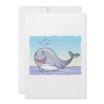 happy splashing whale invitations