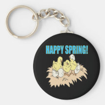 Happy Spring 2 Keychains