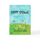Happy Spring Winter Over Friend Paper Card