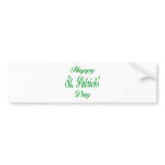 Happy St bumper stickers