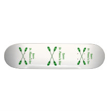 Happy St. Paddle's Kayak Custom Skateboard