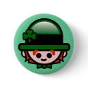 Happy St. Patrick's Button