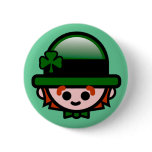 Happy St. Patrick's Button