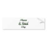 Happy St Patrick's Day2 bumper stickers