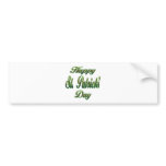 Happy St Patrick's Day3 bumper stickers