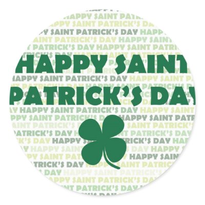 Happy St. Patrick's Day! 2 Stickers by fantasian_angel