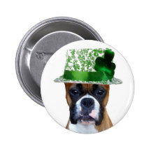 Happy St. Patrick's Day Boxer button